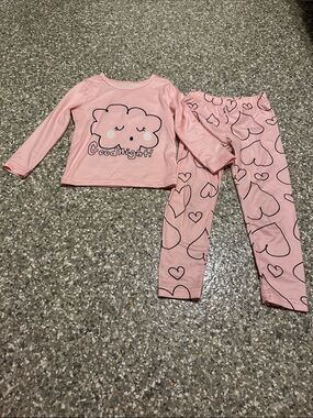 Pink Cloud "Goodnight" Kids Pajama Set